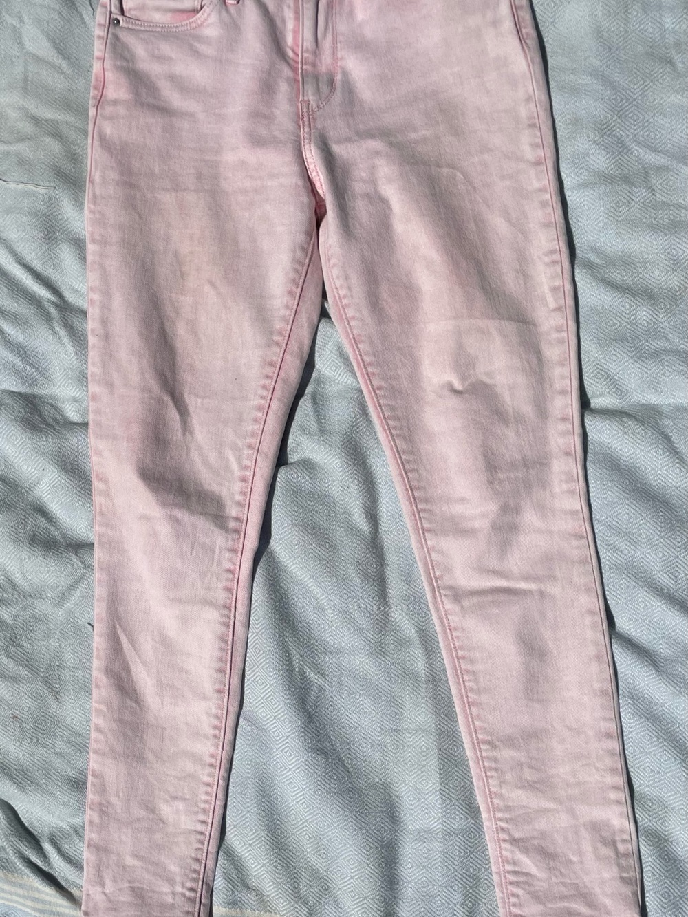 Levi's 721 High Rise Skinny Jeans - Pink Tie-Dye